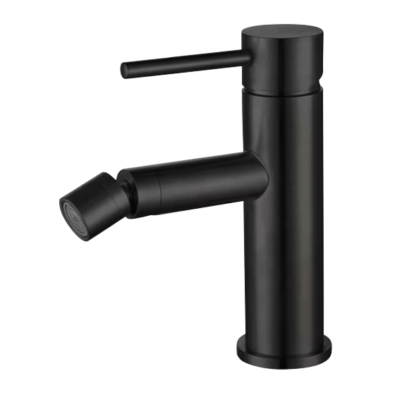 Fricosmos Grifo Bidet Inoxidable Monomando Vega BK Negro Mate