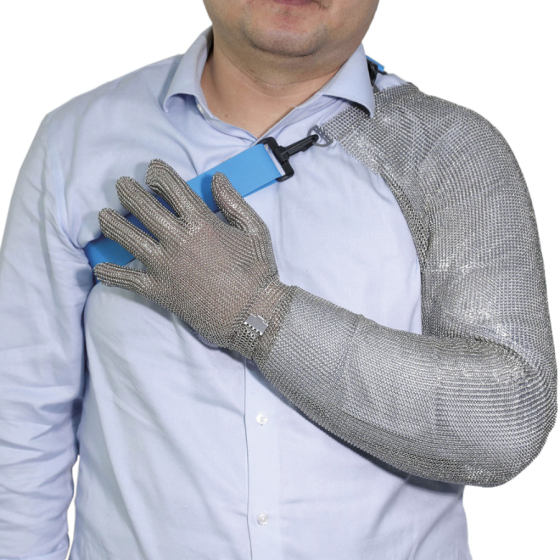 Fricosmos - Brazo de protección en malla de acero inoxidable M