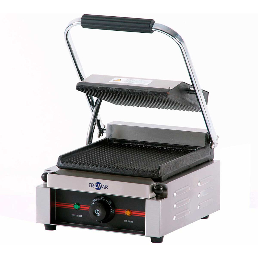 Plancha grill eléctrica profesional GR-220 RR con placas ranuradas