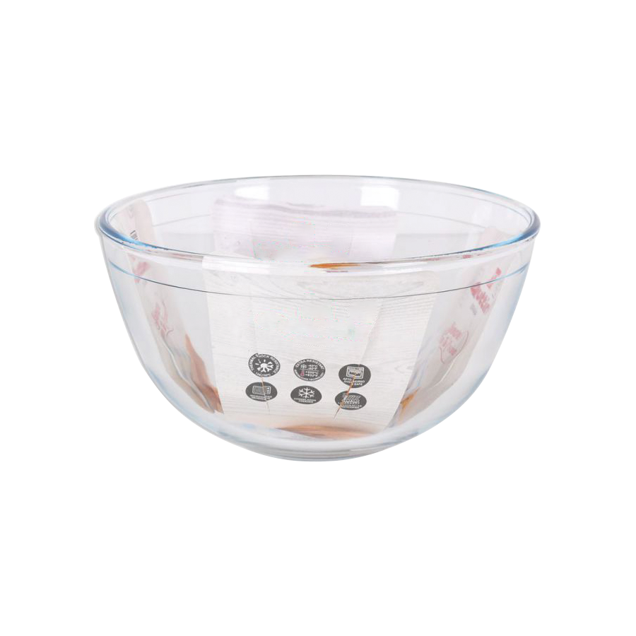 Fricosmos Bowl para mezclar de cristal 2,5 litros