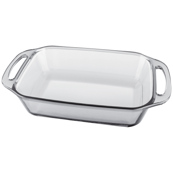 Fricosmos - Bandeja para horno de cristal rectangular 3,5 l