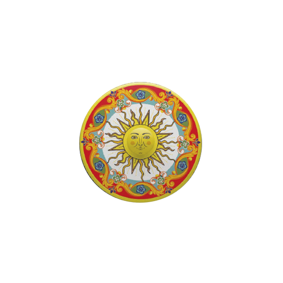 Fricosmos - Tapa modelo Sol para cubeta de heladería Ø200 mm
