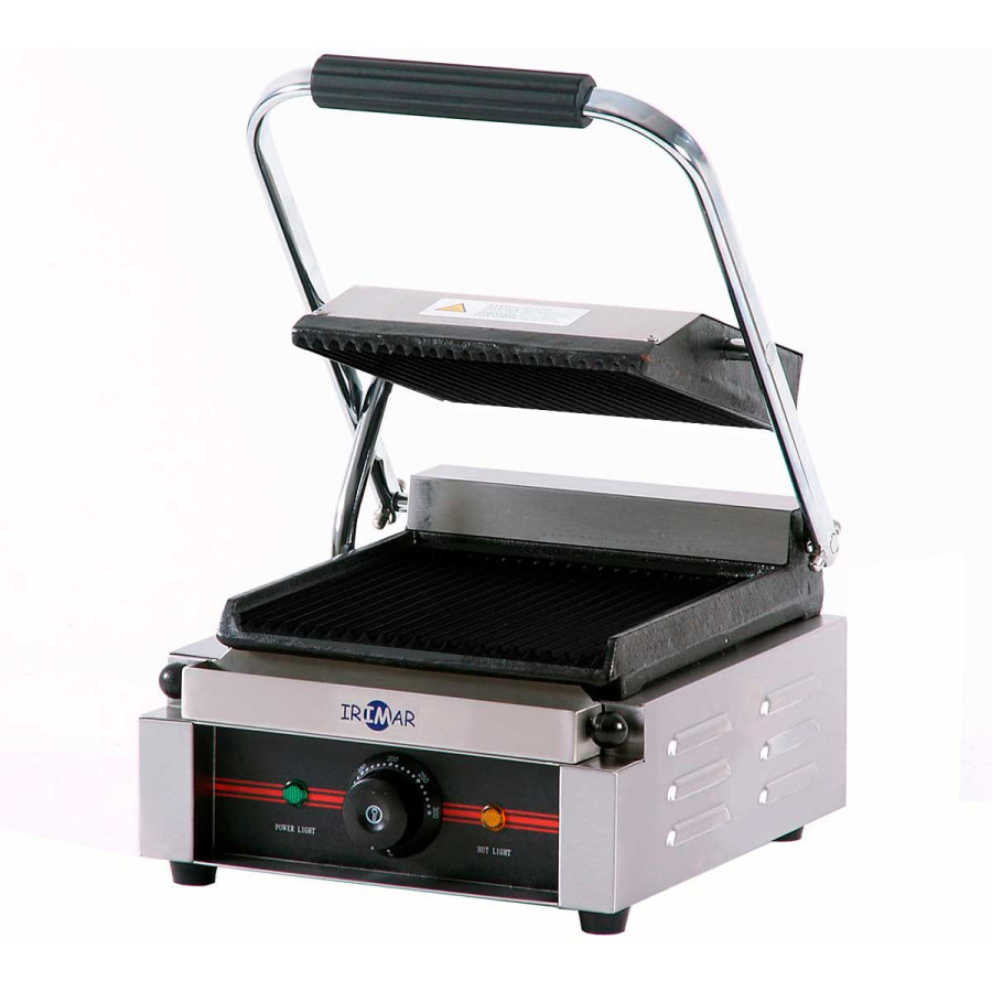 Plancha grill eléctrica profesional GR-340 LL con placas lisas