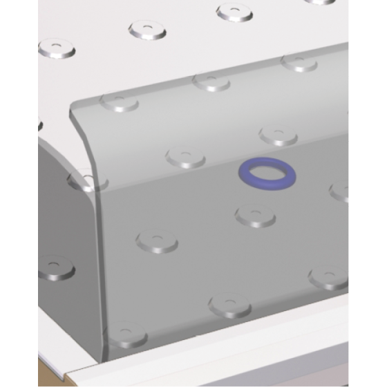 Fricosmos Frontal plástico mostrador pescadería 722 mm