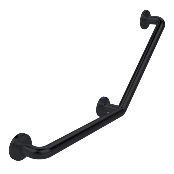 Fricosmos Barra de apoyo angular 135° inox Serie Black