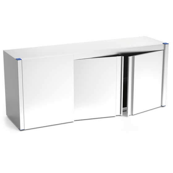 Fricosmos - Armario inox esquina con puertas abatibles 1075x340x660
