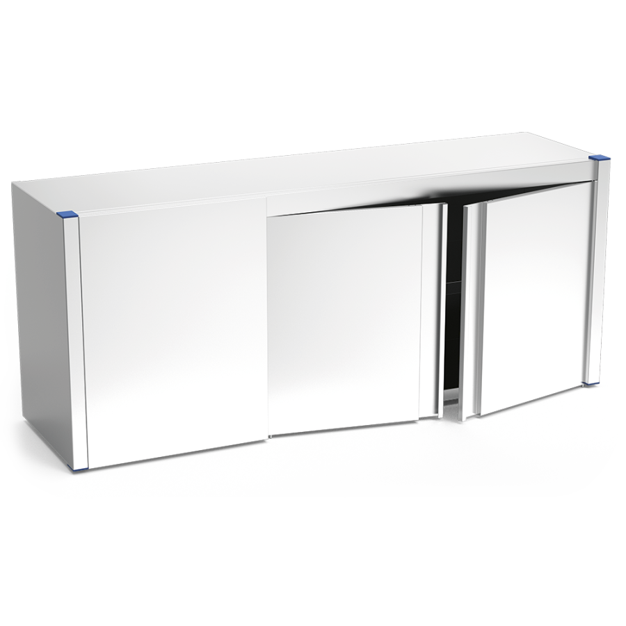 Fricosmos - Armario inox esquina con puertas abatibles 1075x340x660