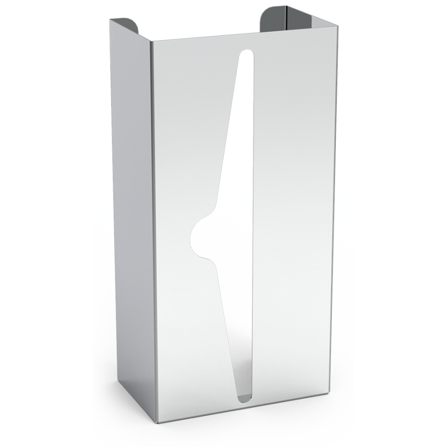 Dispensador Inox Vertical | Para 1 Caja de Guantes, Tissues o Toallas | 13x8x26 cm | Acero Inoxidable | Profesional