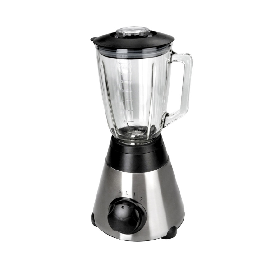 Batidora de Vaso con Jarra de Cristal 1.5L - 500W