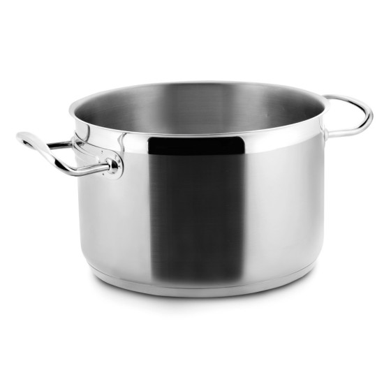 Cacerola Alta Eco Chef | Acero Inoxidable | Ø 32 cm | Capacidad 14,4 L | Fondo Termodifusor Inducción