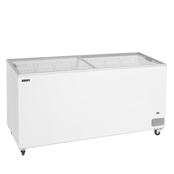 Congelador de Arcón TEFCOLD IC551SC | Tapas de Cristal Planas | 1750x630x892 mm | Capacidad 486 L | Clase Climática 5