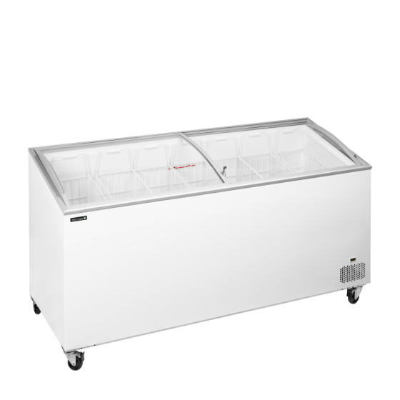 Congelador de Arcón TEFCOLD IC552SCEB | Tapas Curvas y Exposición Inclinada | 1750x615x949 mm | Capacidad 481 L