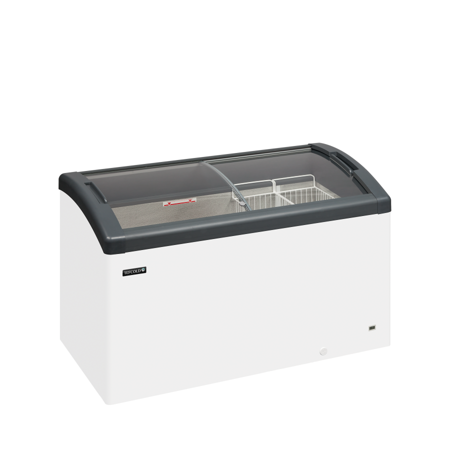 Congelador de Arcón FOCUS 131 | Tapas de Cristal Curvas | 1300x650x850 mm | Capacidad 254 L | Clase Energética D