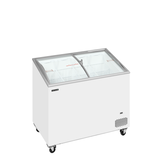 Congelador de Arcón TEFCOLD IC302SCEB | Tapas Curvas y Exposición Inclinada | 1010x615x949 mm | Capacidad 230 L