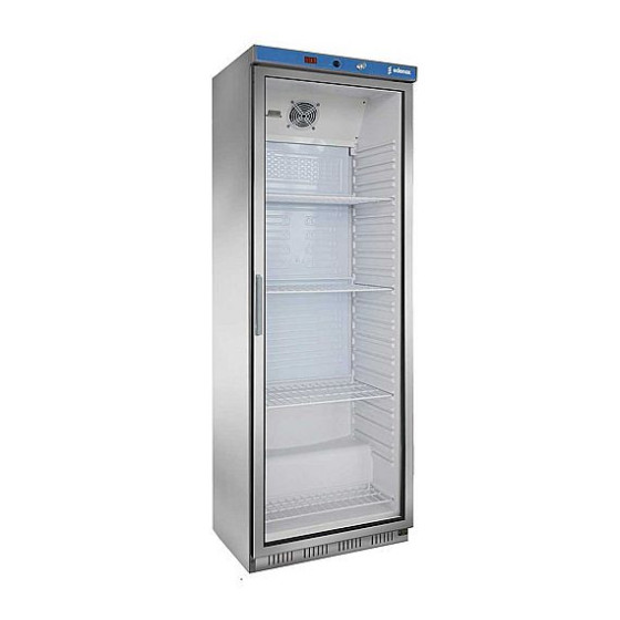 Armario Expositor APS-451-I-C | Inox | Puerta de Cristal | 626x740x1865 mm | Capacidad 460 L | GN 2/1