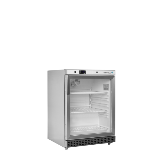 Expositor Refrigerado TEFCOLD UR200SG | Acero Inoxidable | Bajo Mostrador | 600x585x855 mm | Capacidad 119 L