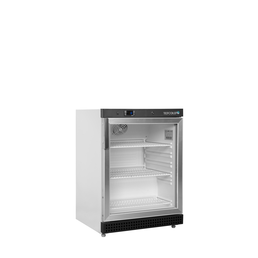 Expositor Refrigerado TEFCOLD UR200G | Bajo Mostrador | 600x585x855 mm | Capacidad 119 L | Clase Energética B
