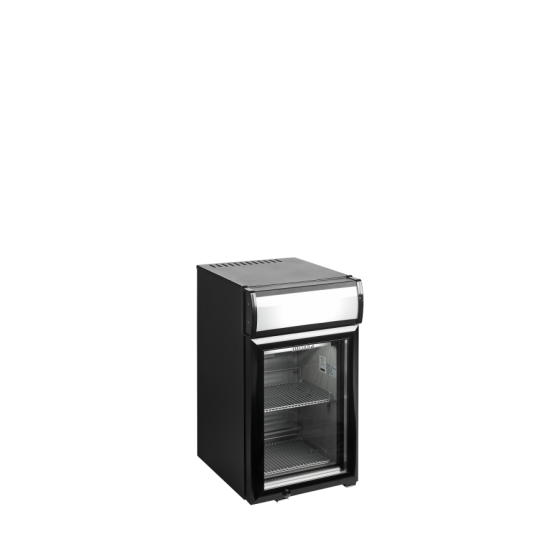 Mini Expositor Refrigerado TEFCOLD BC25CP | Marquesina Iluminada | 332x423x618 mm | Capacidad 22 L | Clase Energética B