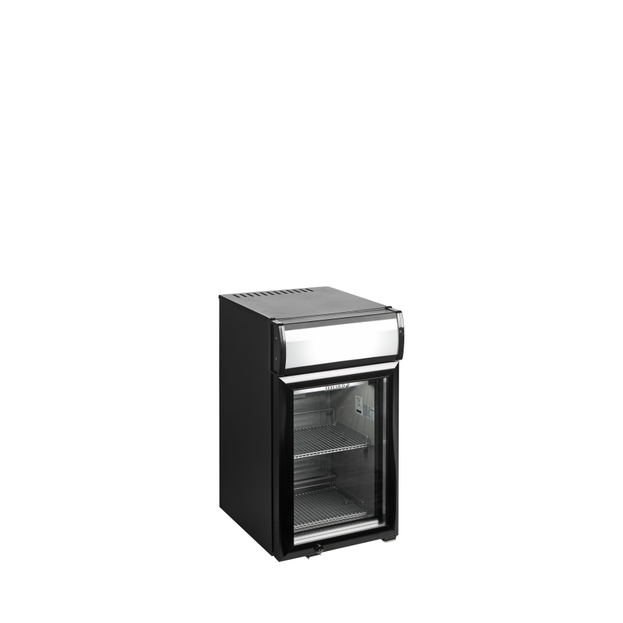 Mini Expositor Refrigerado TEFCOLD BC25CP | Marquesina Iluminada | 332x423x618 mm | Capacidad 22 L | Clase Energética B