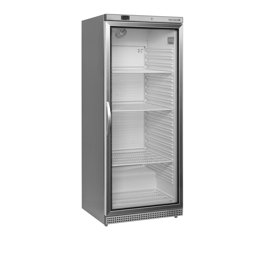 Expositor Refrigerado TEFCOLD UR600SG | Acero Inoxidable | Compatible GN2/1 | 777x695x1895 mm | Capacidad 570 L