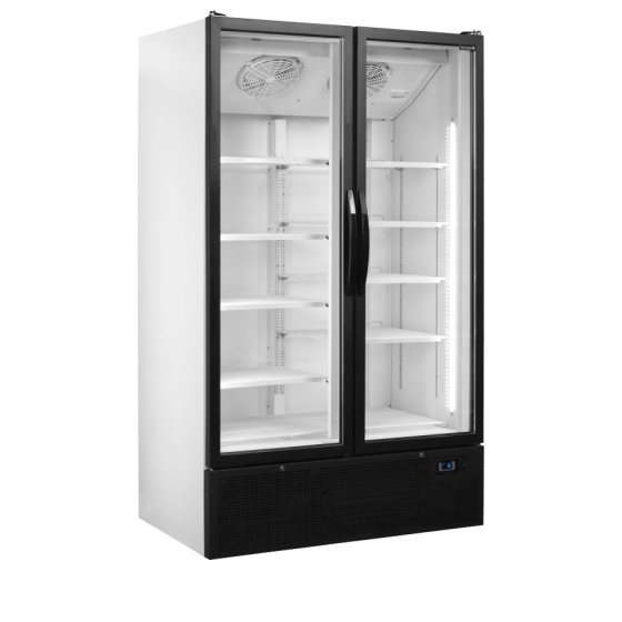 Expositor Refrigerado TEFCOLD FS1202H | Sin Marquesina | 2 Puertas Batientes | 1200x735x1990 mm | Capacidad 652 L