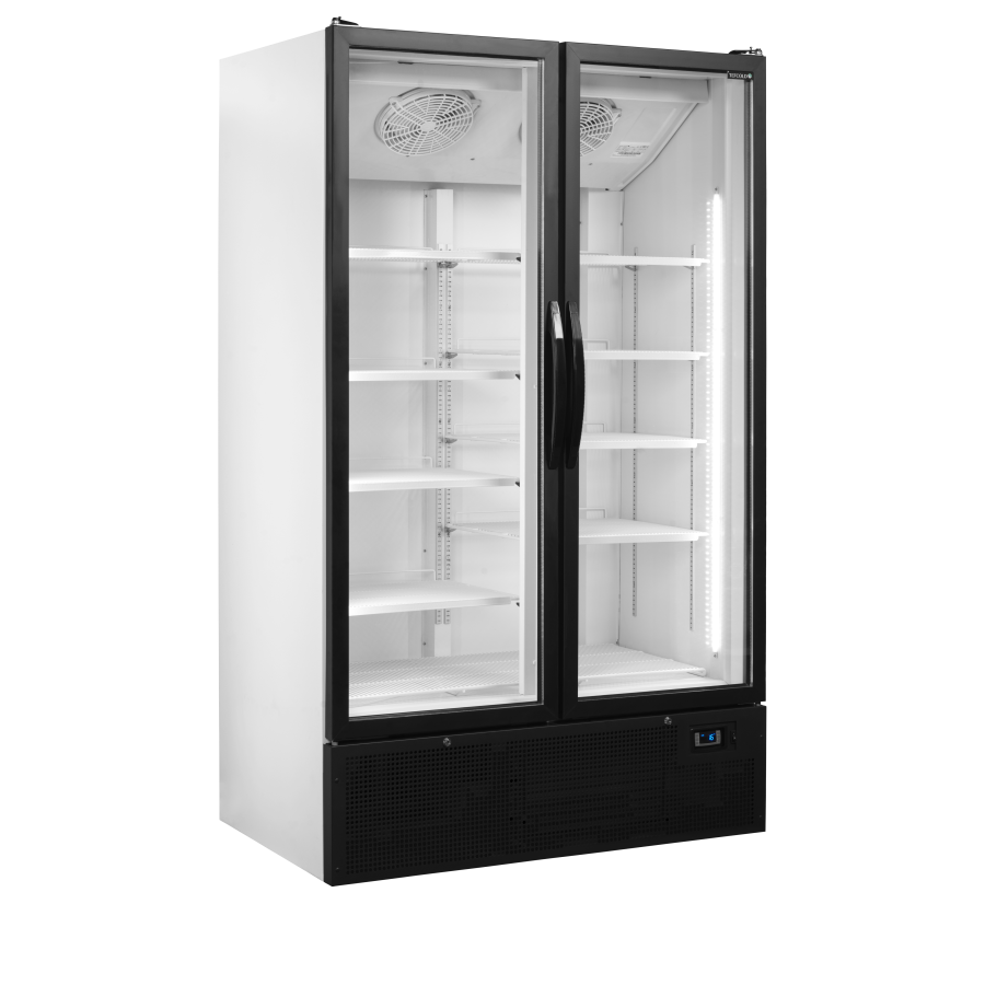 Expositor Refrigerado TEFCOLD FS1202H | Sin Marquesina | 2 Puertas Batientes | 1200x735x1990 mm | Capacidad 652 L