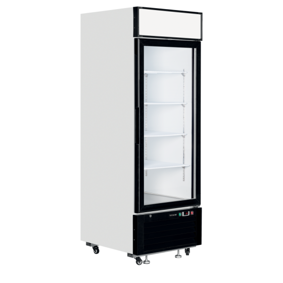 Expositor Refrigerado TEFCOLD LGC2500 | Marquesina Iluminada | 685x805x2065 mm | Capacidad 405 L | Clase Energética B