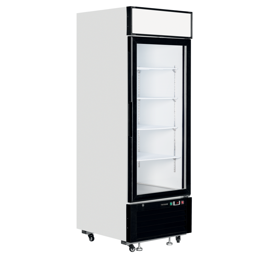 Expositor Refrigerado TEFCOLD LGC2500 | Marquesina Iluminada | 685x805x2065 mm | Capacidad 405 L | Clase Energética B