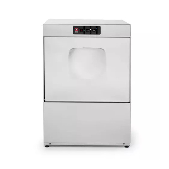 Lavavajillas profesional AX-50B 230V/50/1 DD con bomba de desagüe, dosificador y cesta de 500x500 mm