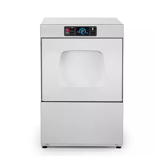Lavavasos profesional UX-40 230V/50/1 DD con aclarado en frío y cesta de 400x400 mm