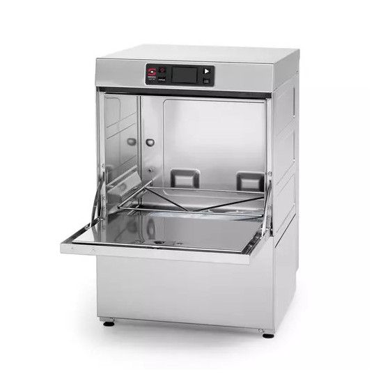 Lavavasos profesional UX-40BC 230V/50/1 DD con aclarado en frío y cesta de 400x400 mm