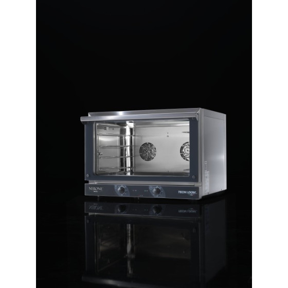Horno de Convección Eléctrico ABC Nerone 600-4 | 4 Bandejas 600x400 mm | Doble Turbina | Acero Inoxidable | 775x700x560 mm