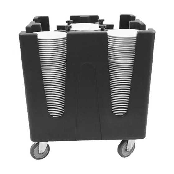 Carro Porta Platos Ajustable CPPAM-1832 - 180 a 400 Platos