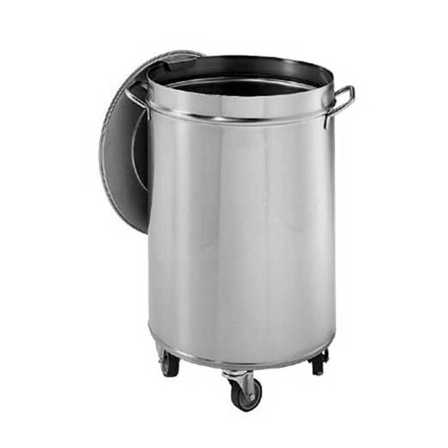 Cubo de Basura CUV-105 con Tapa y Ruedas - Capacidad 105 litros