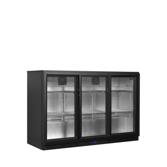 Refrigerador Backbar de Alta Eficiencia Tefcold BA31S-3 | 3 Puertas Correderas | R290 | Clase B | 1350x515x900 mm
