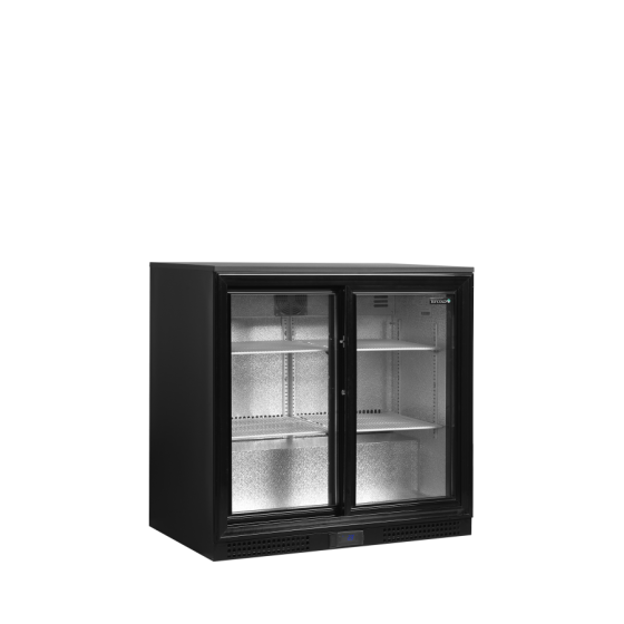 Refrigerador Backbar de Alta Eficiencia Tefcold DB201S | 2 Puertas Correderas | R600a | Clase A | 900x520x870 mm