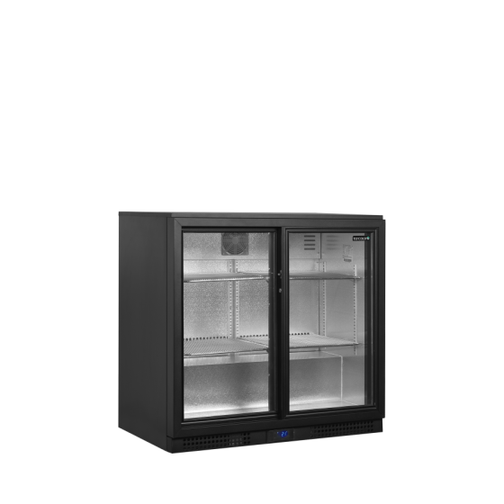 Refrigerador Backbar de Alta Eficiencia Tefcold BA26S | 2 Puertas Correderas | R600a | Clase A | 900x515x870 mm