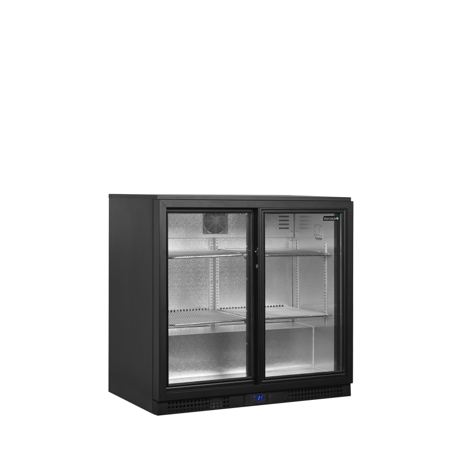 Refrigerador Backbar de Alta Eficiencia Tefcold BA26S | 2 Puertas Correderas | R600a | Clase A | 900x515x870 mm