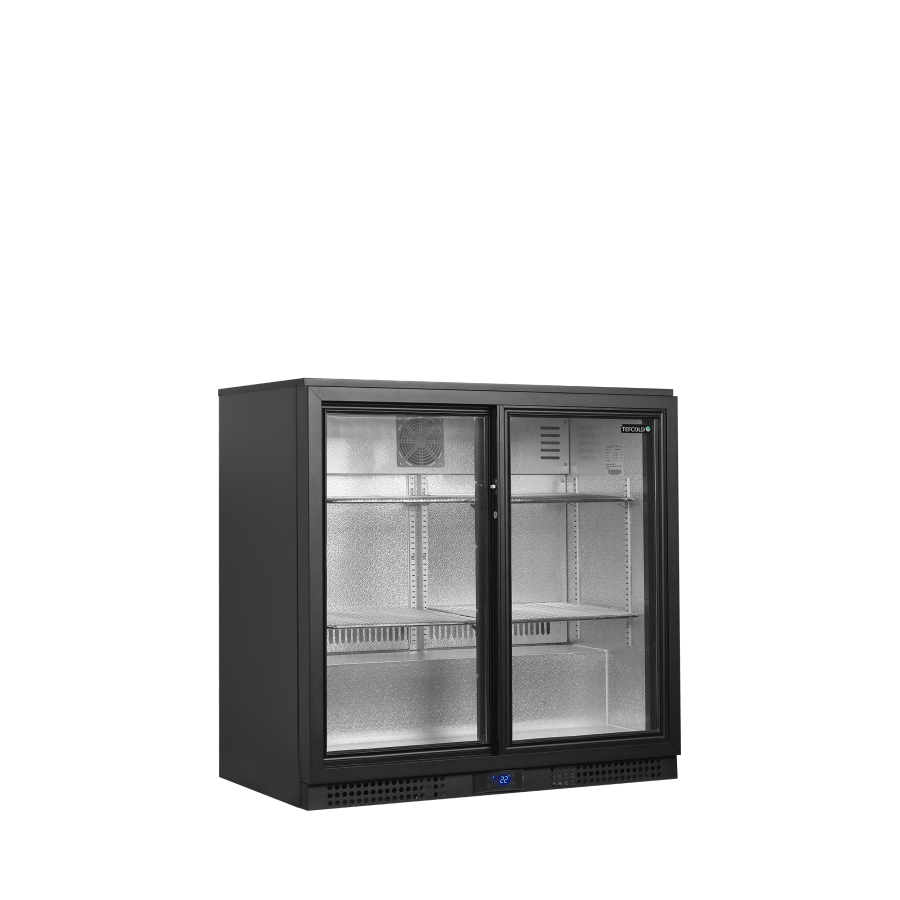 Refrigerador Backbar de Alta Eficiencia Tefcold BA21S | 2 Puertas Correderas | R600a | Clase A | 900x515x900 mm