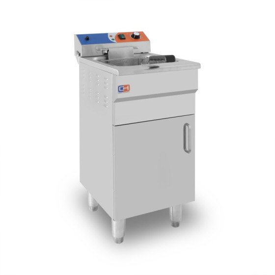 Freidora Eléctrica 14 litros brutos CON MUEBLE de 360x530 x910h mm PEKIN EF-161VC