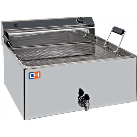 Freidora Especial Pastelería 30 litros brutos 15 kw Trifásica de 650x665x370h mm FP30L