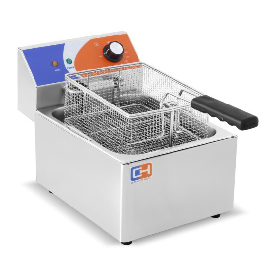 Freidora Eléctrica 6 litros brutos SIN Grifo de 265 x420 x290h mm PEKIN EF-6L