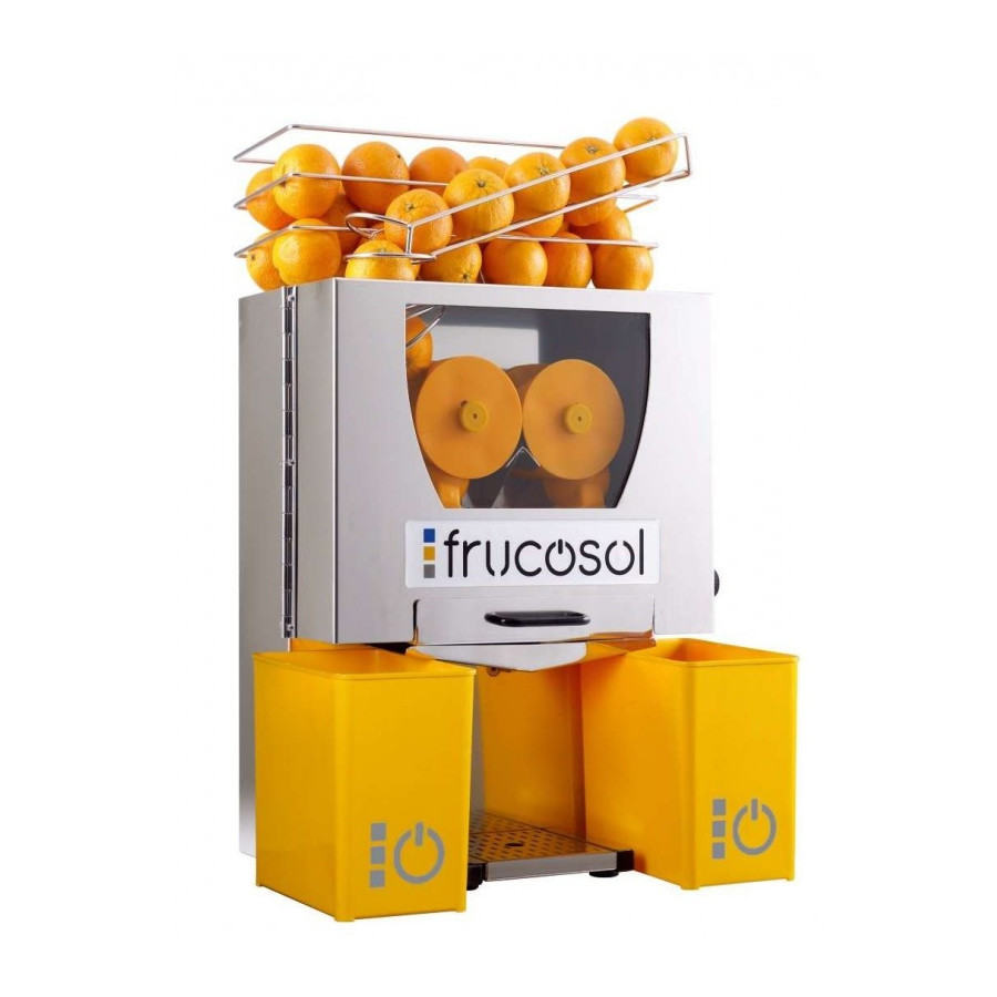 Exprimidor Automático Clima Hostelería F50 | 25 frutas/min | Ø85mm | Acero Inox. | 470x370x735 mm
