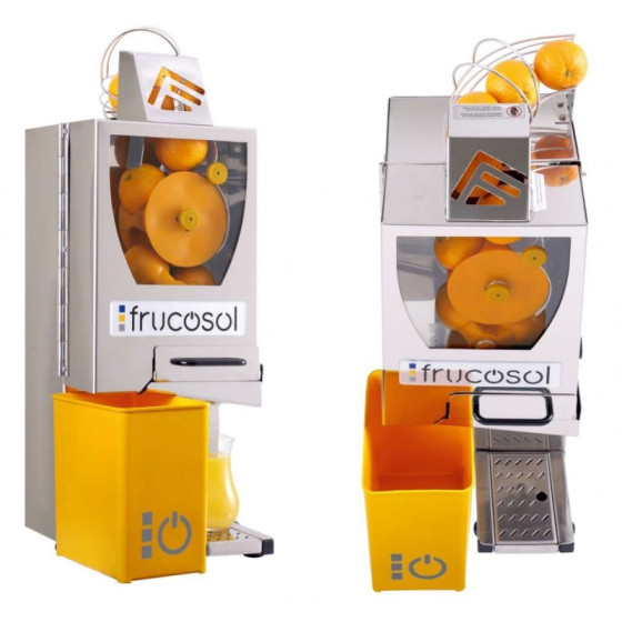 Exprimidor Automático Compacto Clima Hostelería | Ref: FCOMPACT | 12 frutas/min | Ø 70mm | 125W | 290x260x725 mm