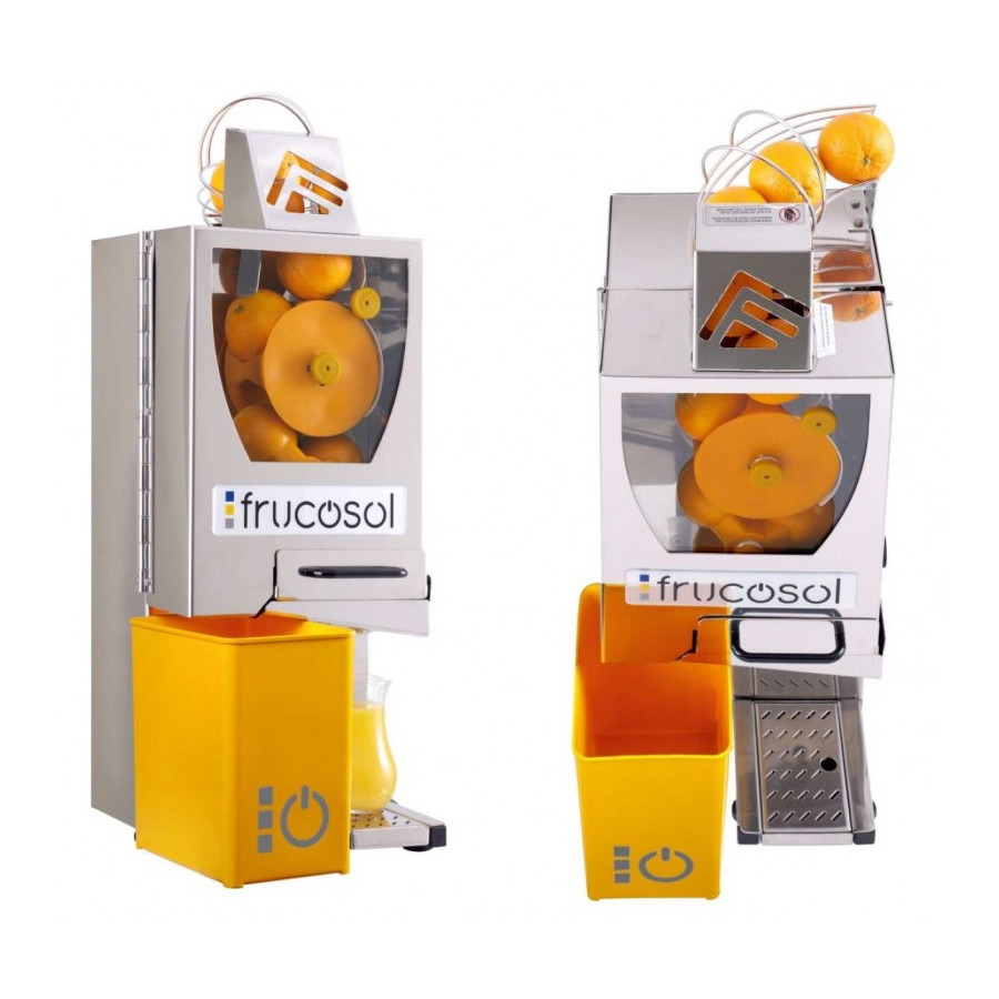 Exprimidor Automático Compacto Clima Hostelería | Ref: FCOMPACT | 12 frutas/min | Ø 70mm | 125W | 290x260x725 mm