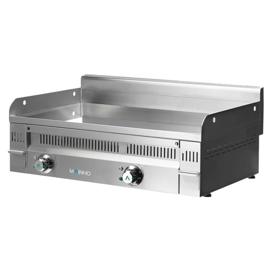 Fry Top Eléctrico Cromo Duro Mainho Euro-Crom PC-90ET | Placa Lisa | 9 kW | 90 x 50 cm | Espesor 20 mm | Acero Inoxidable
