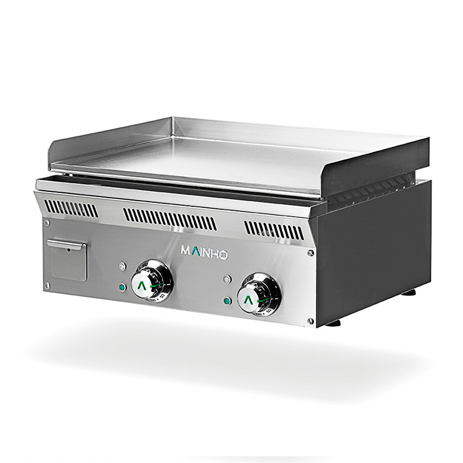 Plancha profesional eléctrica ELP-62EMCN con placa de cromo duro