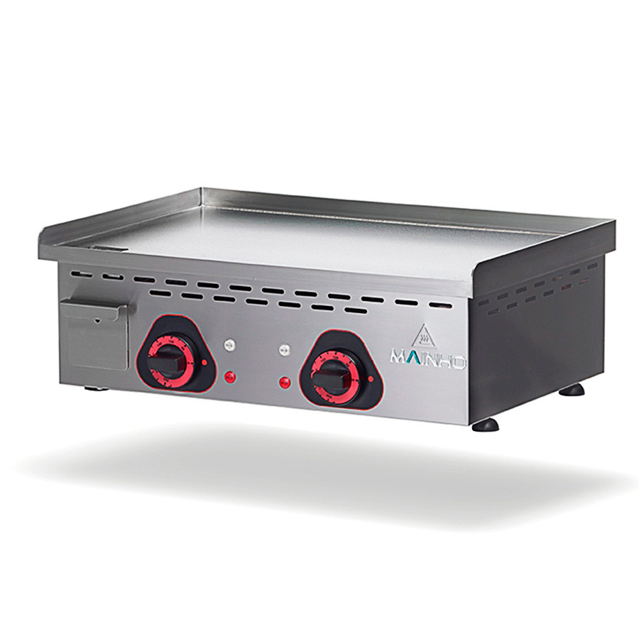 Plancha profesional eléctrica ECOEM-60CD UNI con placa de cromo duro