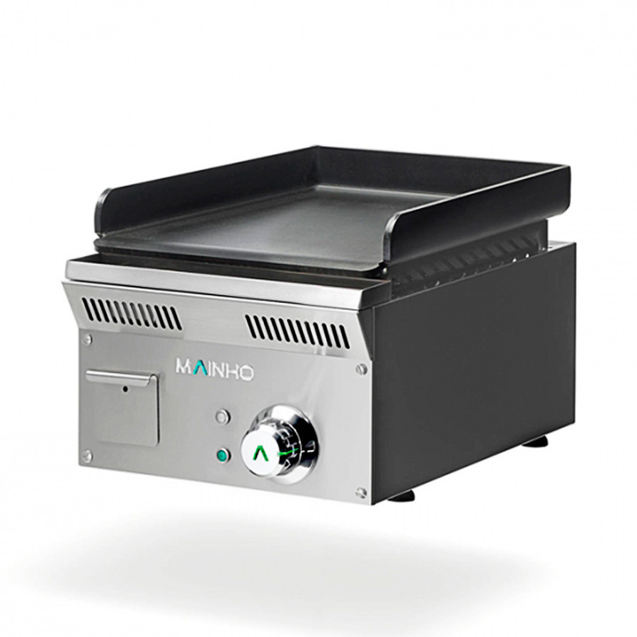 Plancha profesional eléctrica ELP-31EMN con placa de acero pavonado
