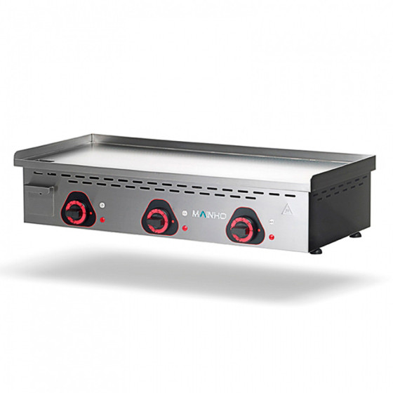 Plancha profesional eléctrica ECOEM-90CD UNI con placa de cromo duro